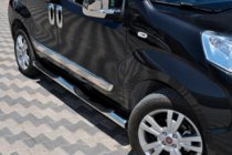 Peugeot Bipper 2008–2017 Sidebars (set van 2, RVS) foto 1