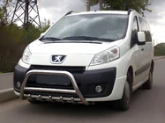 Peugeot Expert 2007–2016 Bullbar (RVS) foto 1