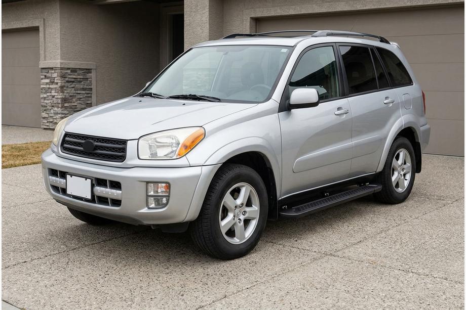 Toyota Rav 4 2001–2005 Allmond Black zijtreden (2 st., aluminium) Foto 1