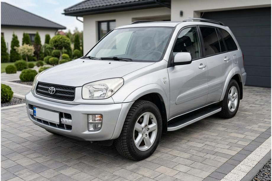 Toyota Rav 4 2001–2005 Tayga side steps (set van 2, aluminium) Image