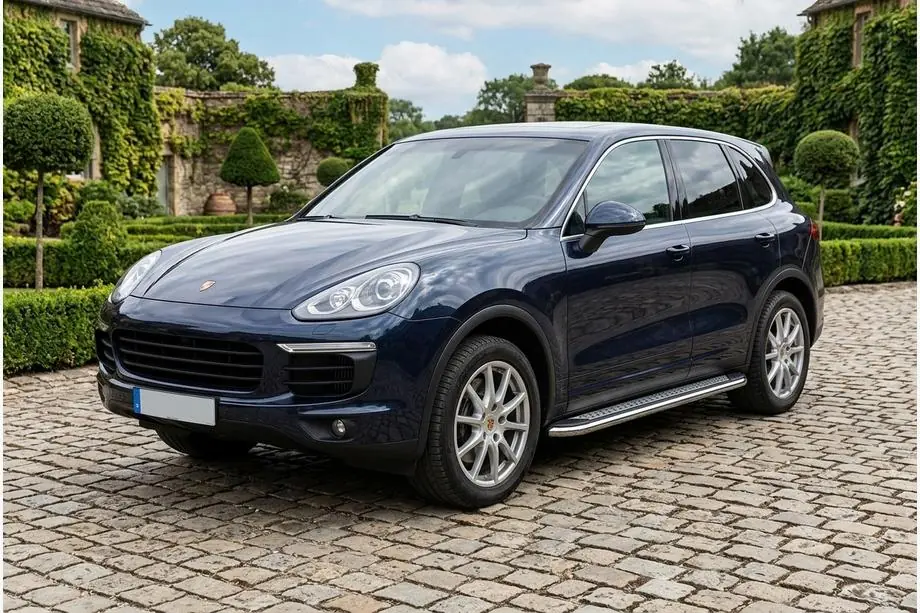 Porsche Cayenne 2010–2017 Maydos v2 zijtreden (set 2 stuks, aluminium/RVS) Image