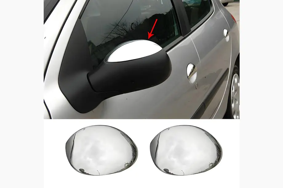 Citroen Xsara Picasso 1999–2012 RVS spiegelkappen (2 stuks) Foto 2