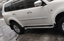 Mitsubishi Pajero Sport 2008–2015 Zijtreden Maydos V2 (2 st., aluminium/RVS) foto 3