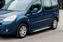 Peugeot Partner Tepee 2008–2018 Zijsteps Allmond Grey (2 stuks, aluminium) foto 1