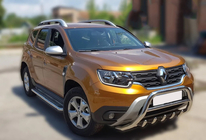 Renault Duster 2018–2024 Bullbar zonder opschrift WT003 (RVS) foto 7