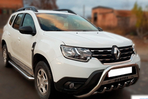 Renault Duster 2018–2024 Bullbar met opschrift WT004 (RVS) foto 3