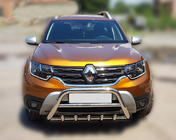 Dacia Duster 2018–2024 Bullbar zonder opschrift WT003 (RVS) foto 8