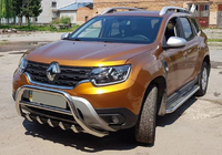 Dacia Duster 2018–2024 Bullbar zonder opschrift WT003 (RVS) foto 3
