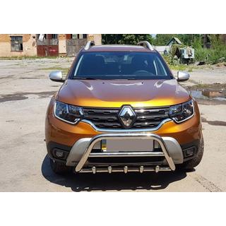 Bullbar zonder opschrift WT003 (RVS) Dacia Duster 2018–2024 foto 4