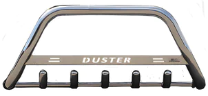 Dacia Duster 2018–2024 Bullbar met opschrift WT004 (RVS) foto 5