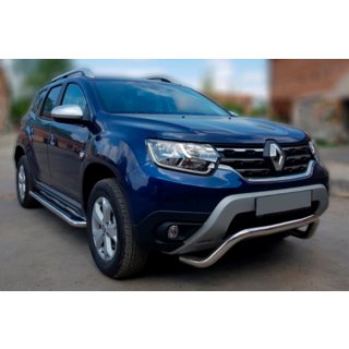 Bullbar WT007 (rvs) Dacia Duster 2018–2024 foto 1