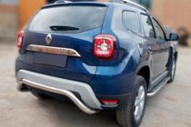 Dacia Duster 2018–2024 Achterbeschermbeugel AK007 (RVS) foto 1