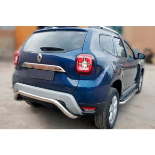 Achterbeschermbeugel AK007 (RVS) Dacia Duster 2018–2024 foto 1