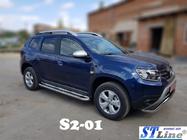 Dacia Duster 2018–2024 Premium side steps (2 st., RVS) foto 1