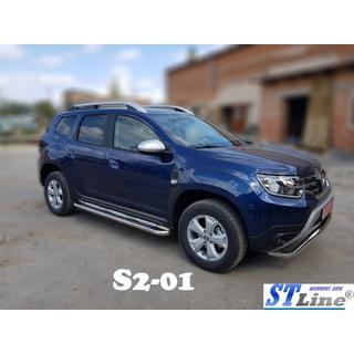 Premium side steps (2 st., RVS) Dacia Duster 2018–2024 foto 1
