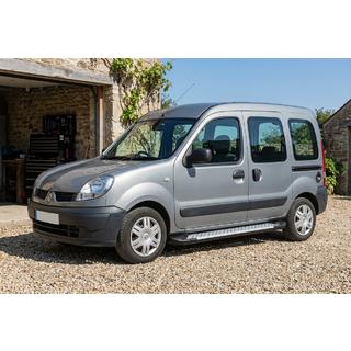 Side steps Allmond Grey (set van 2, aluminium) Renault Kangoo 1998–2008 foto 1