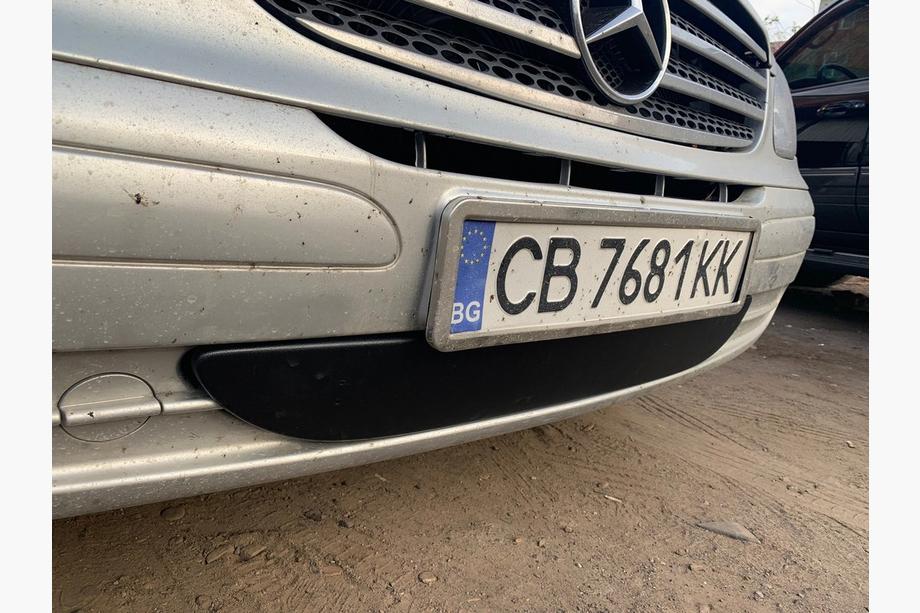 Mercedes Vito W639 2004–2014 Winterafdekking voor bumper (2004-2010) Mat Foto 2