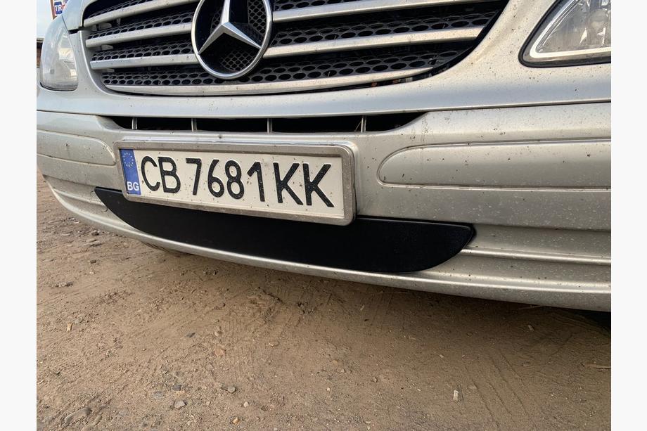 Mercedes Vito W639 2004–2014 Winterafdekking voor bumper (2004-2010) Mat Foto 3