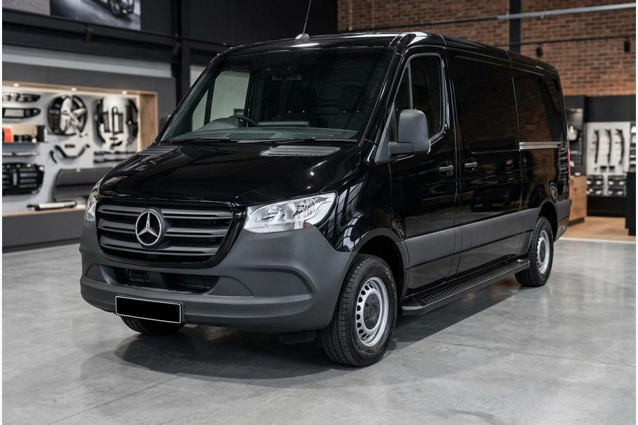 Mercedes Sprinter W907/W910 2018– Allmond Black zijtreden (2 st., aluminium) Image