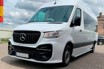 Mercedes Sprinter W907/W910 2018– Zijtreden Maya V2 (set van 2, aluminium) foto 4