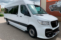 Mercedes Sprinter W907/W910 2018– Zijtreden Maya V2 (set van 2, aluminium) foto 3