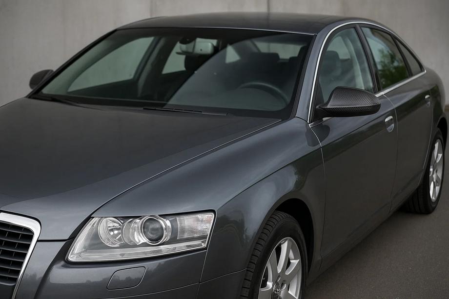 Audi A6 C6 2004–2011 Spiegelkappen 2006-2008 (2 stuks, carbon) Image