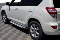 Toyota Rav 4 2006–2013 Side steps Allmond Grey (set van 2, aluminium) foto 1