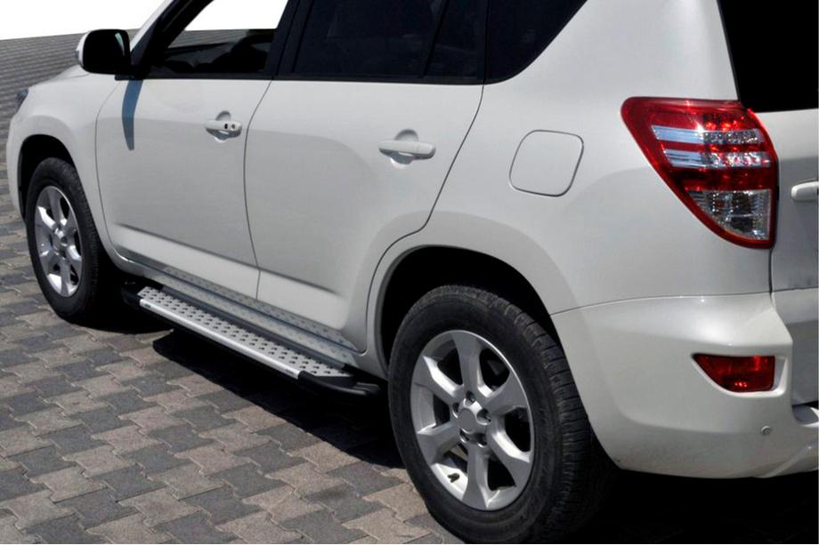 Toyota Rav 4 2006–2013 Side steps Allmond Grey (set van 2, aluminium) Image