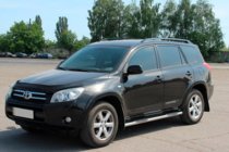Toyota Rav 4 2006–2013 Zijbuizen voor standaard basis (2 stuks, RVS) foto 4
