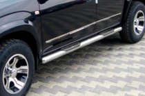 Toyota Rav 4 2006–2013 Zijbuizen voor standaard basis (2 stuks, RVS) foto 1