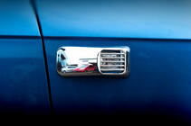 Audi A3 2003–2012 Rooster voor zijknipperlicht rechthoek (2 stuks, ABS) foto 2