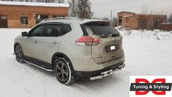 Nissan X-trail T32/Rogue 2014–2021 Premium side steps (2 st., RVS) foto 3