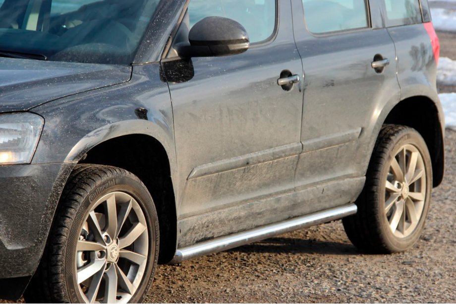 Skoda Yeti 2009–2017 Sidebars (set van 2, RVS) Image