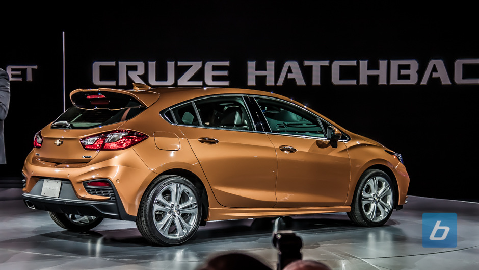 Tweede generatie hatchback van de Chevrolet Cruze