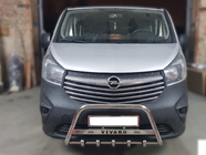 Opel Vivaro 2015–2019 Bullbar WT003-4 (RVS) Met opschrift foto 1