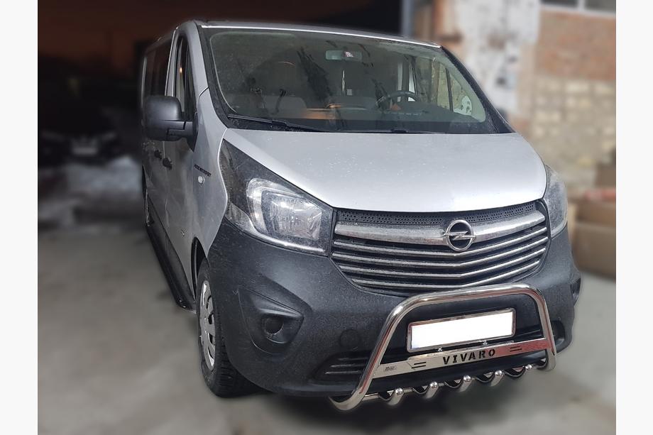 Opel Vivaro 2015–2019 Bullbar WT003-4 (RVS) Zonder opschrift Foto 3