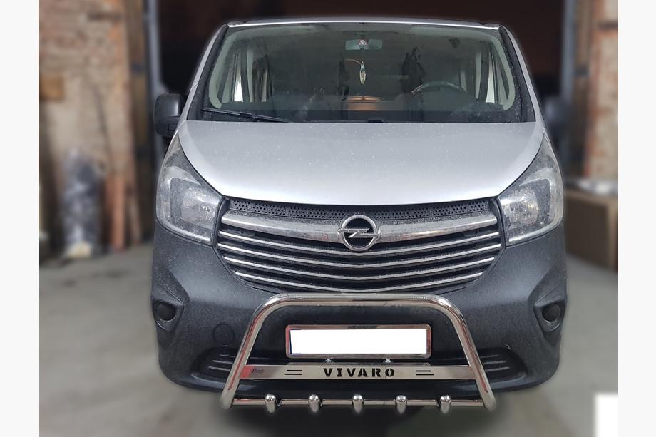 Opel Vivaro 2015–2019 Bullbar WT003-4 (RVS) Met opschrift Image