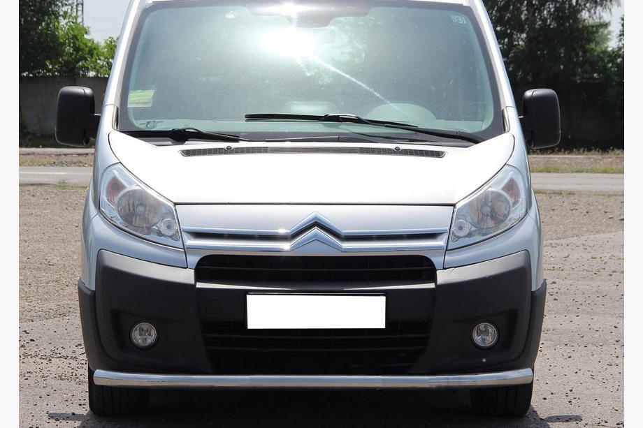 Citroen Jumpy 2007–2017 Voorbumperbescherming ST008 (RVS) Image