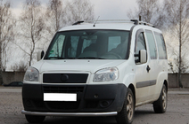 Fiat Doblo I 2001–2005 Voorbumperbescherming ST008 (RVS) foto 1