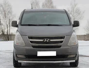 Hyundai H300, H1, Starex 2008–2020 Voorbumperbescherming ST008 (RVS) foto 1