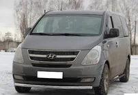 Hyundai H300, H1, Starex 2008–2020 Voorbumperbescherming ST008 (RVS) foto 3