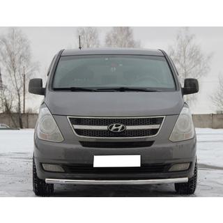 Voorbumperbescherming ST008 (RVS) Hyundai H300, H1, Starex 2008–2020 foto 1