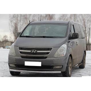 Voorbumperbescherming ST008 (RVS) Hyundai H300, H1, Starex 2008–2020 foto 3