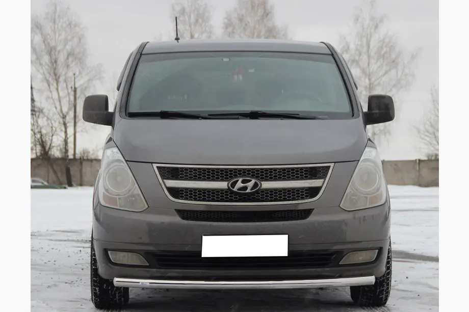 Hyundai H300, H1, Starex 2008–2020 Voorbumperbescherming ST008 (RVS) Image
