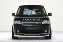 Range Rover III L322 2002–2012 Voorbumperbescherming ST008 (RVS) foto 1