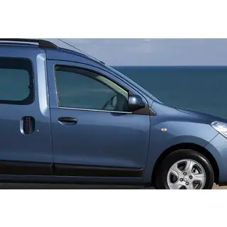 Raamomlijsting (2 st., RVS) Dacia Dokker 2013–2022 foto 2