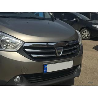 Grille sierlijsten (set van 4, RVS) Dacia Lodgy 2012–2022 foto 4