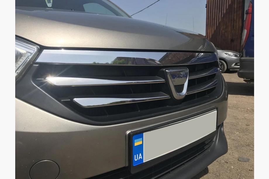 Dacia Lodgy 2012–2022 Grille sierlijsten (set van 4, RVS) Foto 5