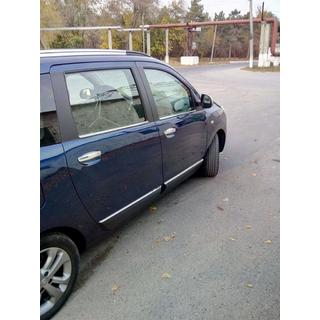 Raamomlijsting (4 stuks, RVS) Dacia Lodgy 2012–2022 foto 4