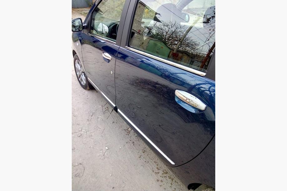 Dacia Lodgy 2012–2022 Raamomlijsting (4 stuks, RVS) Foto 7